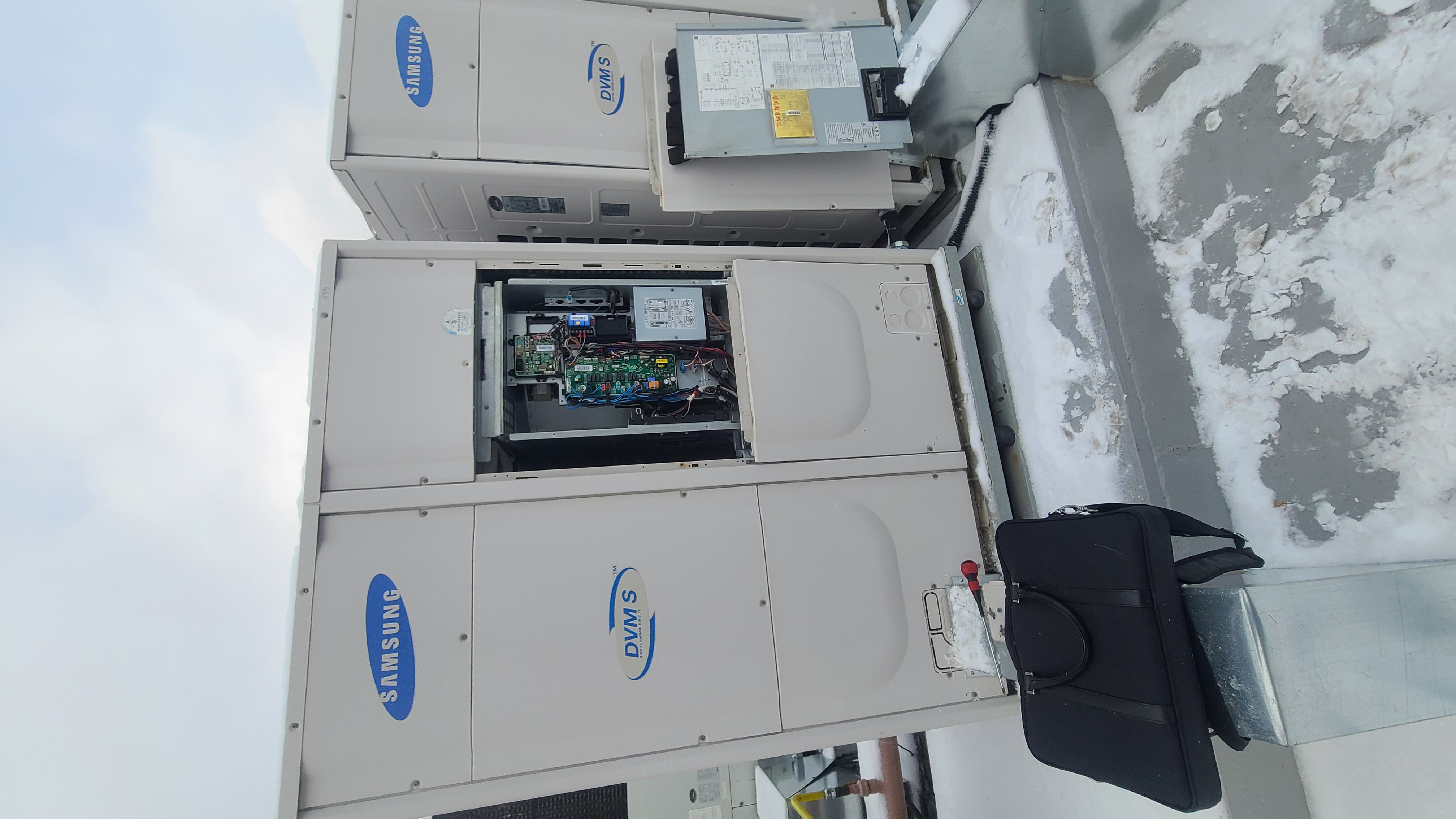 시스템에어컨 청소 시공